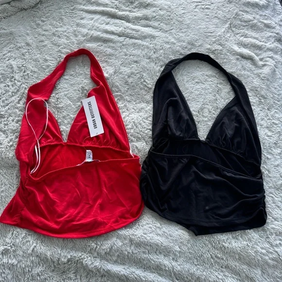 Urban Outfitters Red Halter Top - Picture 2 of 12